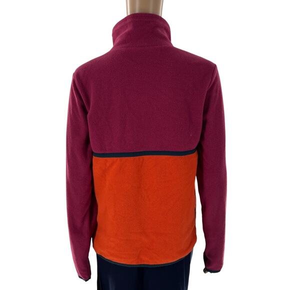 Cotopaxi Raspberry Pink Canyon Orange Amado Quarter Zip Fleece Pullover - Picture 10 of 12